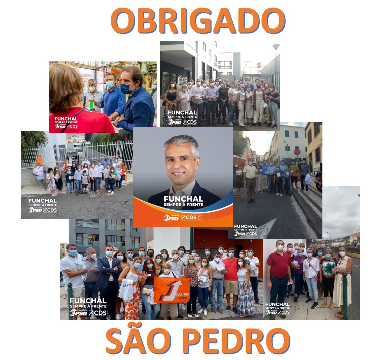 Obrigado São Pedro!